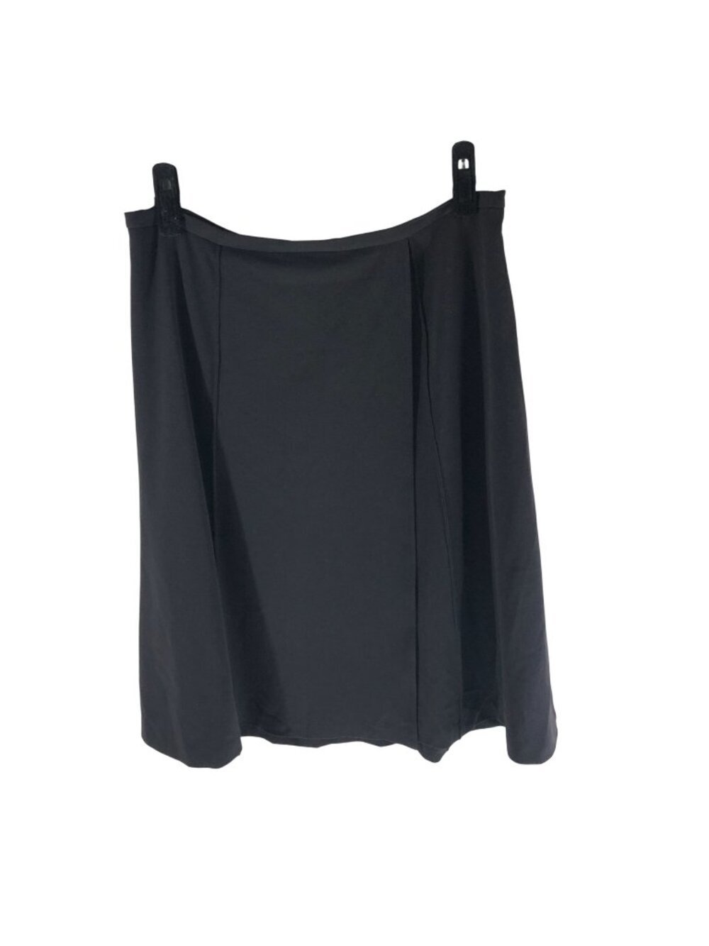 Max Studio Black A-Line Skirt Womens Size 12 Faux Wrap